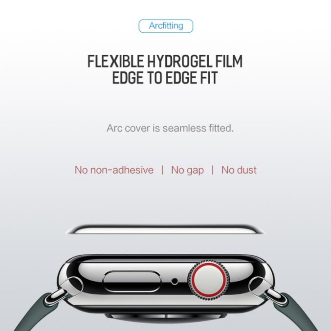 ROCK 0.18mm skjermbeskytter for Apple Watch 40/41 mm (2 stk) - Bilde 6