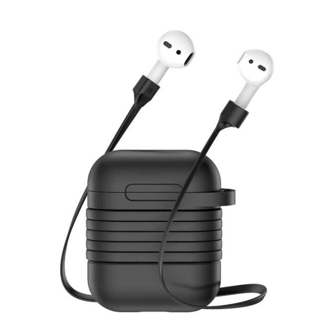 Baseus etui for Apple AirPods 1 / 2 med magnetisk strap