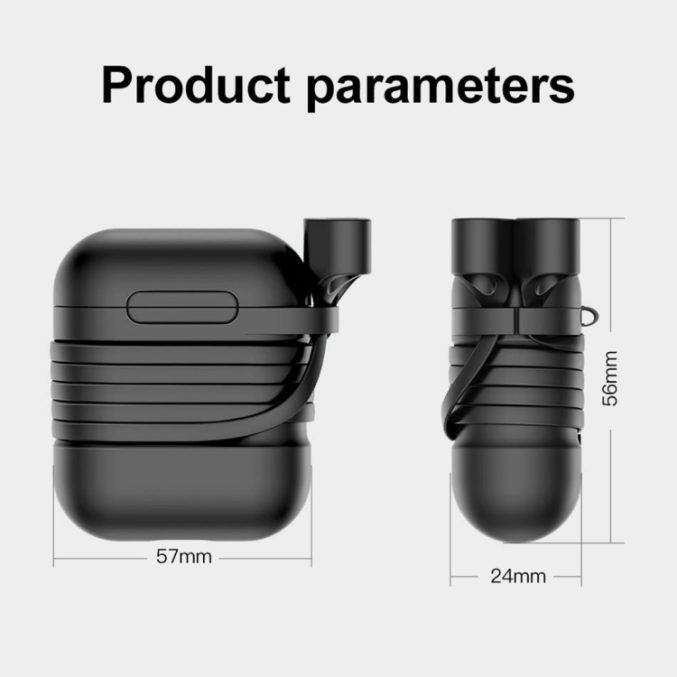 Baseus etui for Apple AirPods 1 / 2 med magnetisk strap - Bilde 7