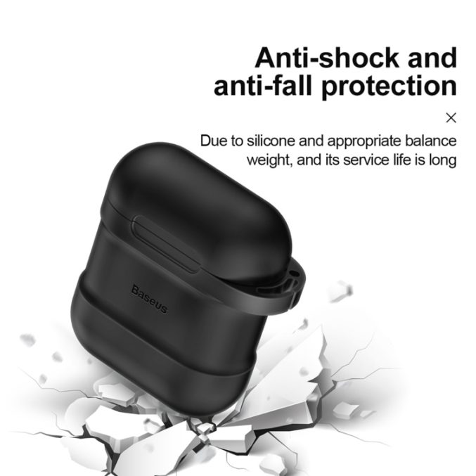 Baseus etui for Apple AirPods 1 / 2 med magnetisk strap - Bilde 10