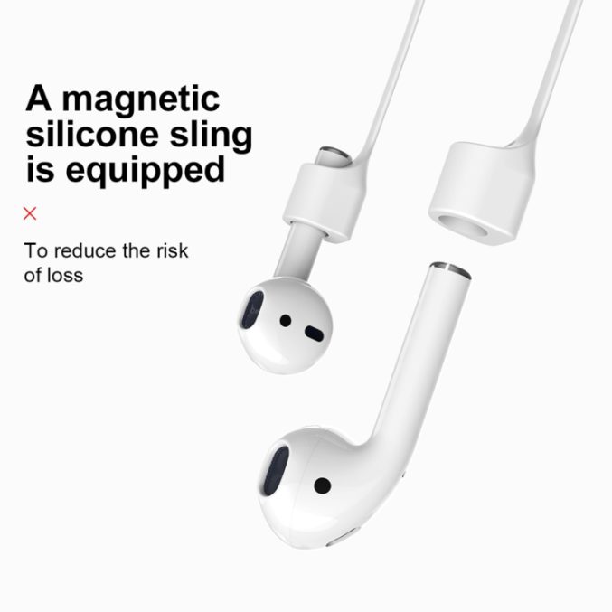 Baseus etui for Apple AirPods 1 / 2 med magnetisk strap - Bilde 11
