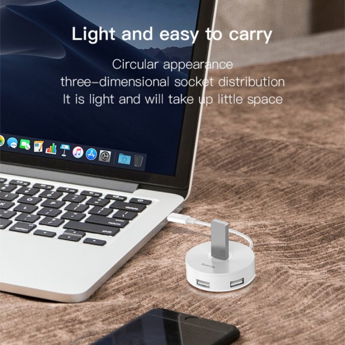 Baseus 4 i 1 Type-C til USB 2.0 Hub - Bilde 16