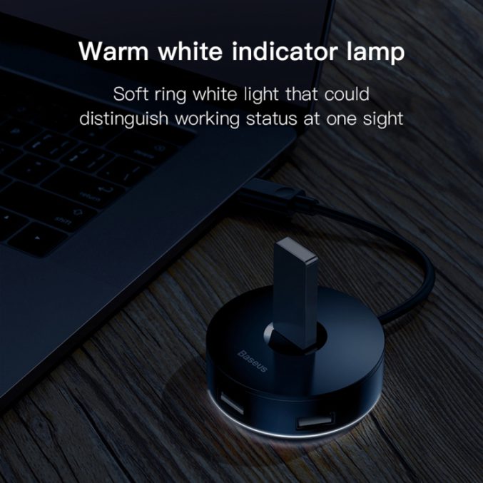 Baseus 4 i 1 Type-C til USB 2.0 Hub - Bilde 17