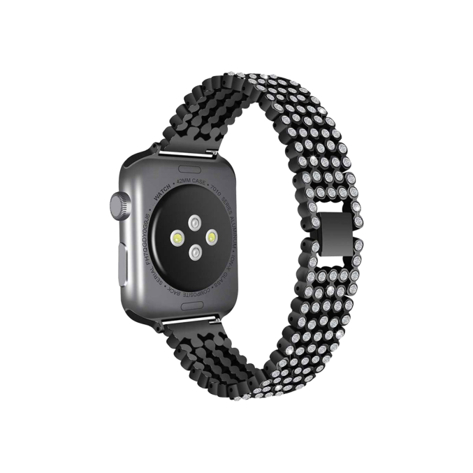 Klokkereim i metall med steiner for Apple Watch Ultra 49 / 45 / 44 mm