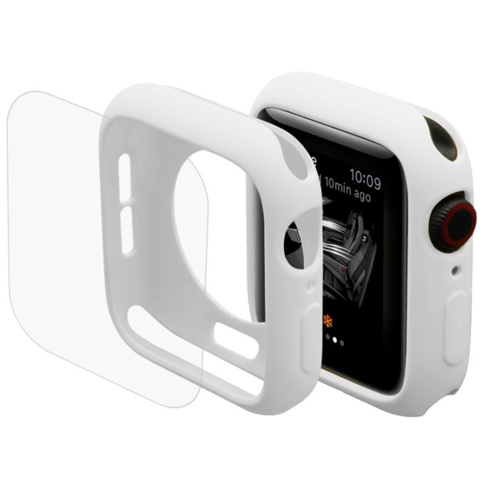 2 i 1 Skjermbeskytter med ramme til Apple Watch 44 mm - Bilde 2