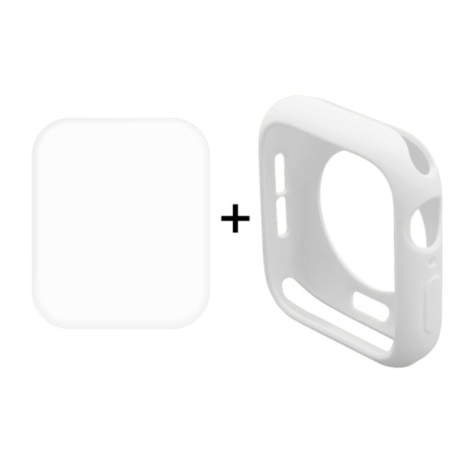 2 i 1 Skjermbeskytter med ramme til Apple Watch 44 mm - Bilde 3