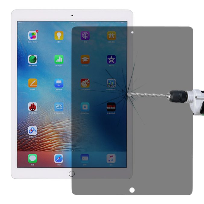 Herdet glassbeskyttelse med privatvisning (sotet) til iPad Pro 12.9 (2017 og 2015) - Bilde 7