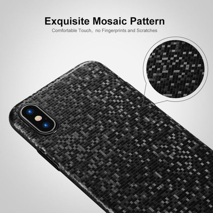 FLOVEME deksel med mosaikkmønster for iPhone X/XS - Bilde 4