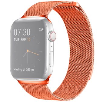 Milanese Loop klokkereim Apple Watch Ultra 49 / 45 / 44 mm - Oransj