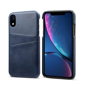 Suteni deksel med kortlommer for iPhone XR - Blå