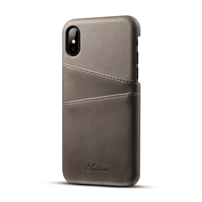 Suteni deksel med kortlommer for iPhone X/XS - Bilde 19