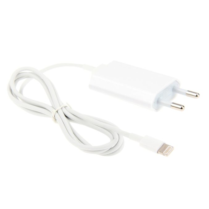 Standard ladepakke Lightning kabel (1m) + 220V adapter - Bilde 2
