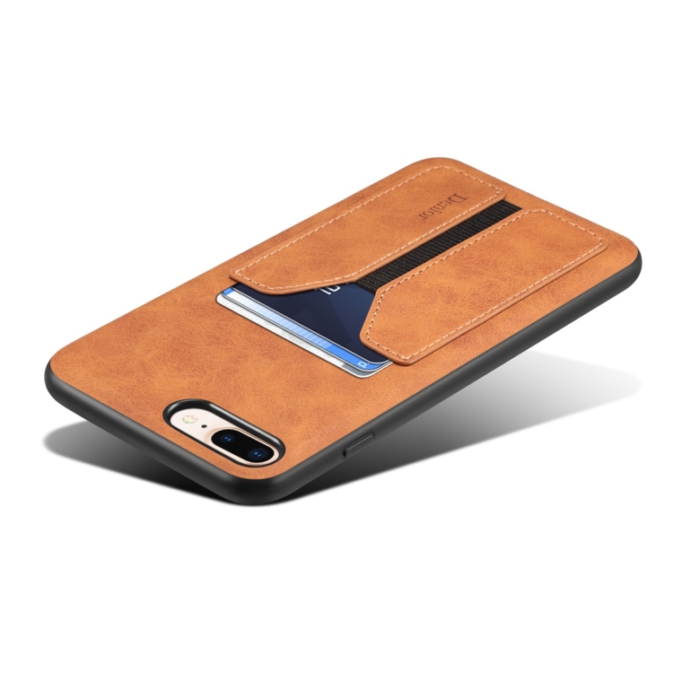 PU + TPU beskyttelsesetui med kortspor for iPhone 7 plus og 8 plus - Bilde 5