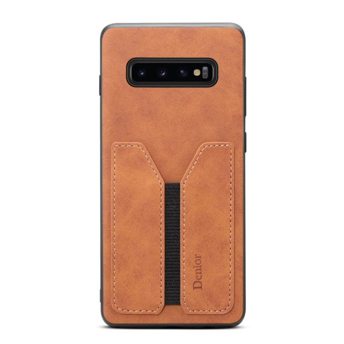 PU + TPU beskyttelsesetui med kortspor for Samsung Galaxy S10 - Bilde 2