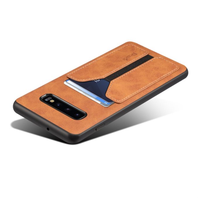 PU + TPU beskyttelsesetui med kortspor for Samsung Galaxy S10 - Bilde 5