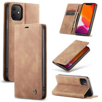 CaseMe Lommebok for iPhone 11 - Brun