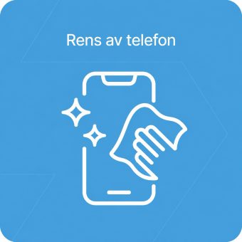 Rens av telefon