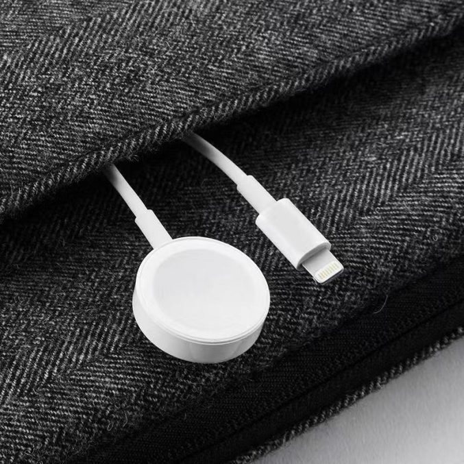 2 i 1 magnetisk ladekabel for Apple Watch og Lightning 2A - Bilde 11
