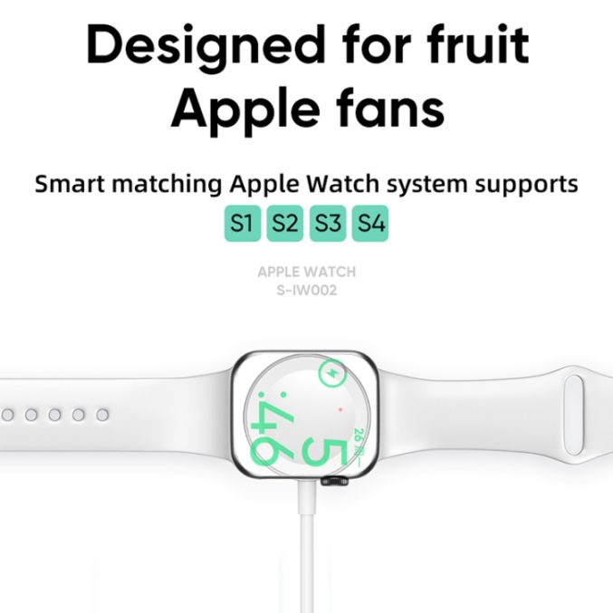 2 i 1 magnetisk ladekabel for Apple Watch og Lightning 2A - Bilde 4