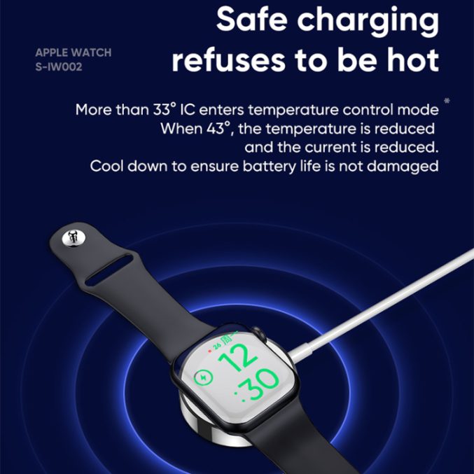 2 i 1 magnetisk ladekabel for Apple Watch og Lightning 2A - Bilde 8