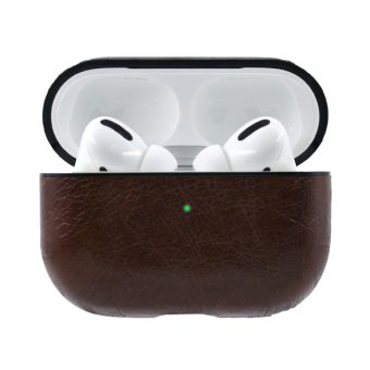 Læretui for Apple AirPods Pro - Mørk brun