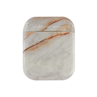 Marmor beskyttelsesetui til Apple AirPods 1/2 - Beige