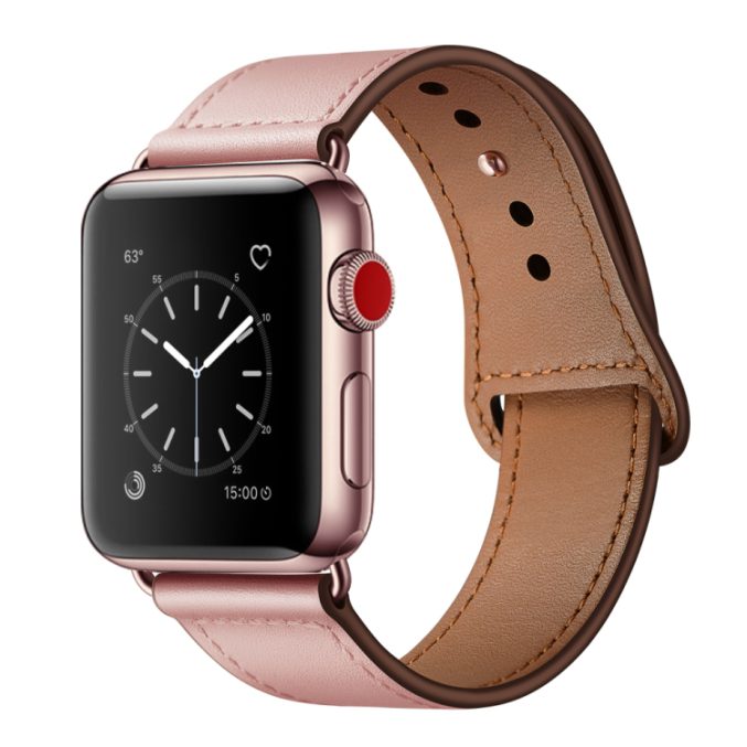 Lærbånd for Apple Watch 41 / 40 / 38 mm - Bilde 15