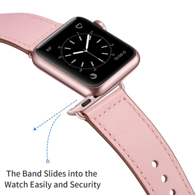 Lærbånd for Apple Watch 41 / 40 / 38 mm - Bilde 19