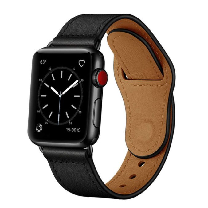 Lærbånd for Apple Watch 41 / 40 / 38 mm - Bilde 12