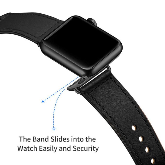 Lærbånd for Apple Watch 41 / 40 / 38 mm - Bilde 14