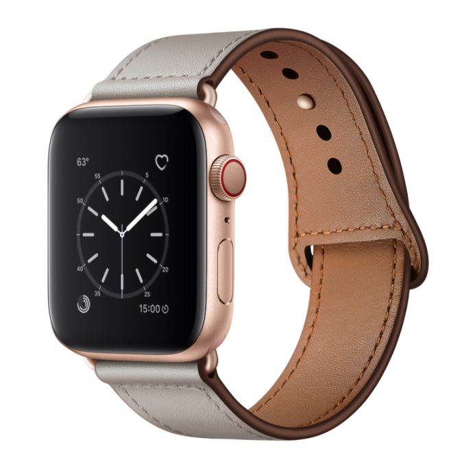 Lærbånd for Apple Watch 41 / 40 / 38 mm - Bilde 6