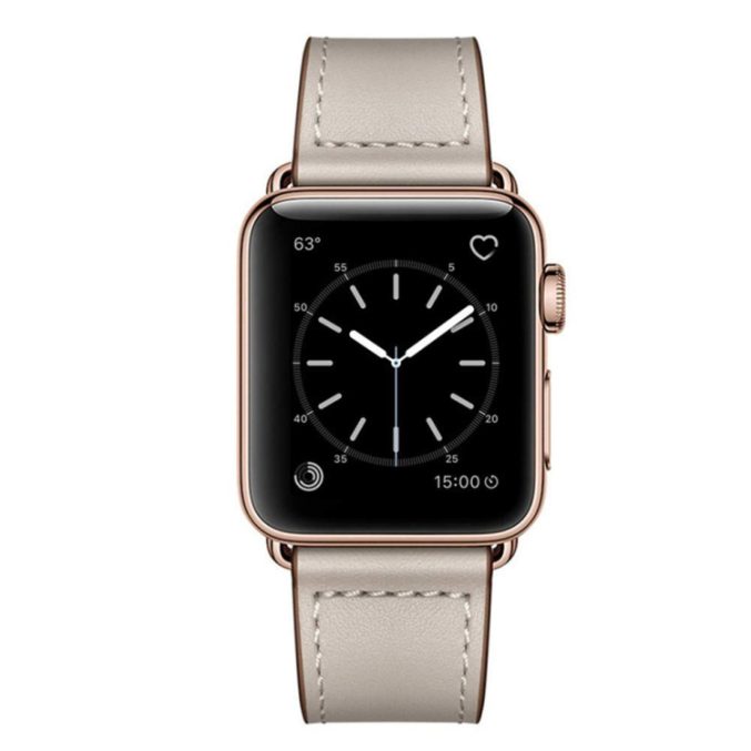 Lærbånd for Apple Watch 41 / 40 / 38 mm - Bilde 7