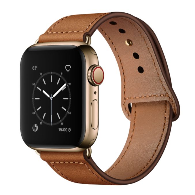 Lærbånd for Apple Watch 41 / 40 / 38 mm - Bilde 2