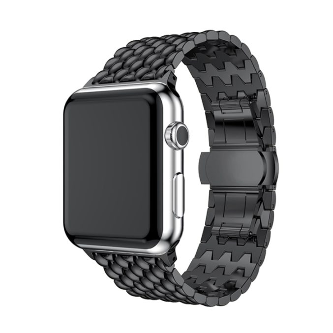 Grain solid rustfritt stål lenke til Apple Watch Ultra 49 / 45 / 44 mm - Bilde 10