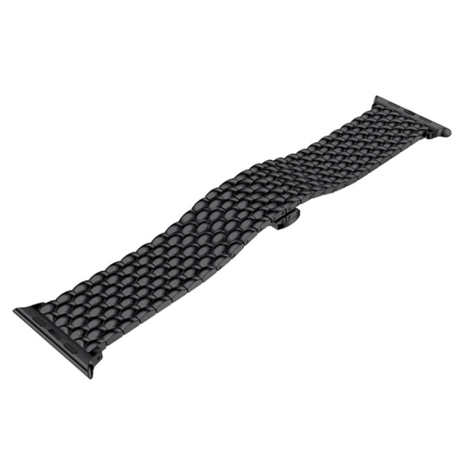 Grain solid rustfritt stål lenke til Apple Watch Ultra 49 / 45 / 44 mm - Bilde 11