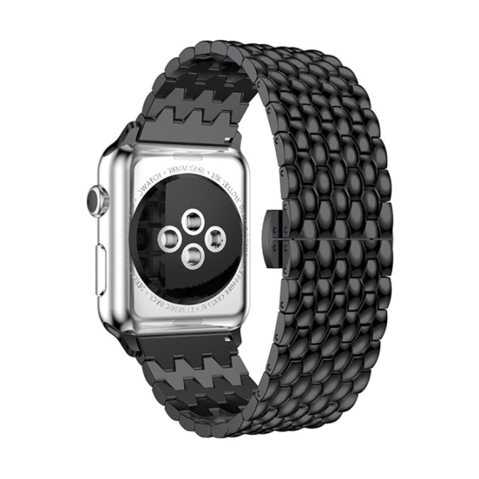 Grain solid rustfritt stål lenke til Apple Watch Ultra 49 / 45 / 44 mm - Bilde 12