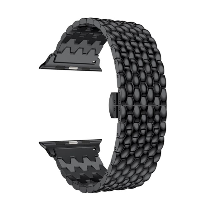 Grain solid rustfritt stål lenke til Apple Watch Ultra 49 / 45 / 44 mm - Bilde 13