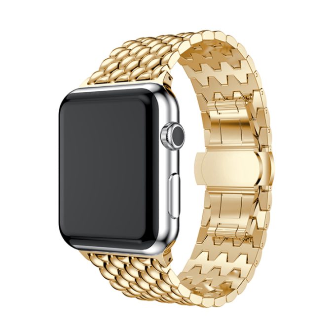Grain solid rustfritt stål lenke til Apple Watch Ultra 49 / 45 / 44 mm - Bilde 6