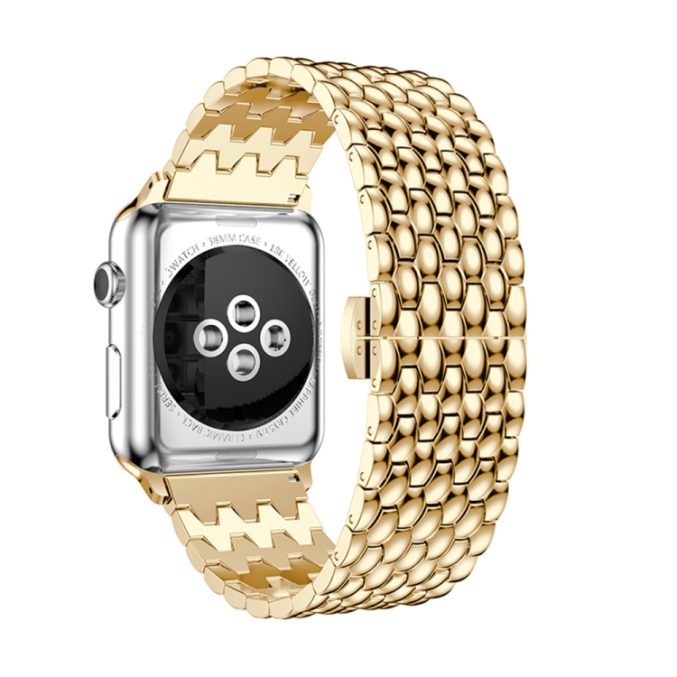 Grain solid rustfritt stål lenke til Apple Watch Ultra 49 / 45 / 44 mm - Bilde 8