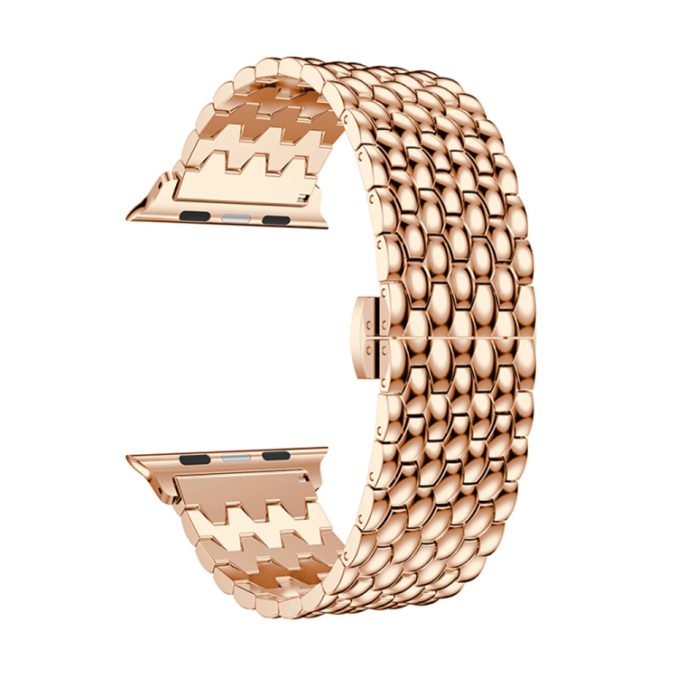 Grain solid rustfritt stål lenke til Apple Watch Ultra 49 / 45 / 44 mm - Bilde 5