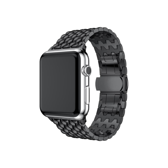Grain solid rustfritt stål lenke til Apple Watch Ultra 49 / 45 / 44 mm