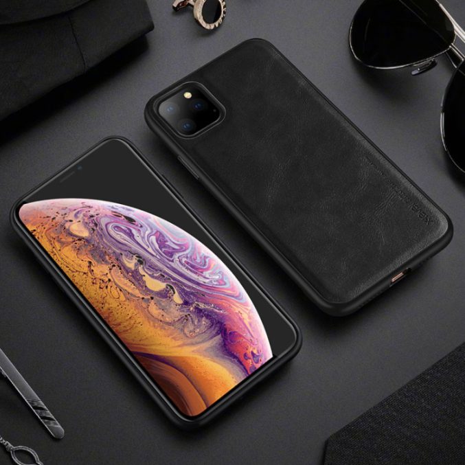 Enkelt lærdeksel for iPhone 11 Pro - Bilde 9