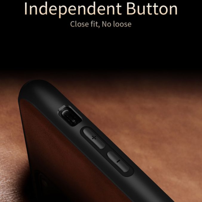 Enkelt lærdeksel for iPhone 11 Pro - Bilde 5