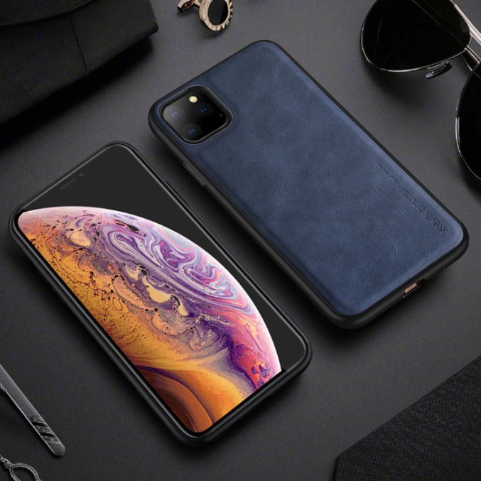 Enkelt lærdeksel for iPhone 11 Pro - Bilde 8