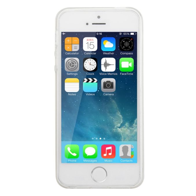 Deksel til iPhone 5/5s/SE  1.gen – gjennomsiktig - Bilde 2