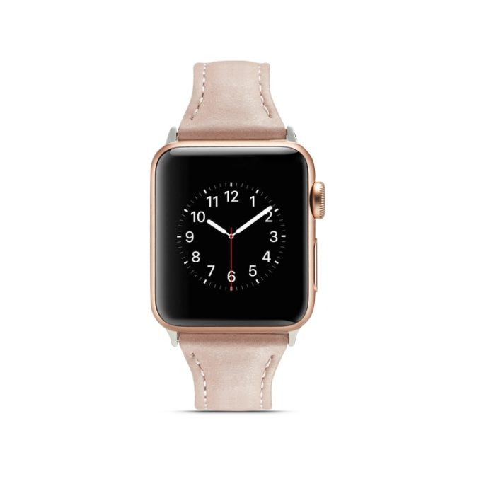 Smal klokkereim av lær for Apple Watch 41 / 40 / 38 mm - Bilde 10