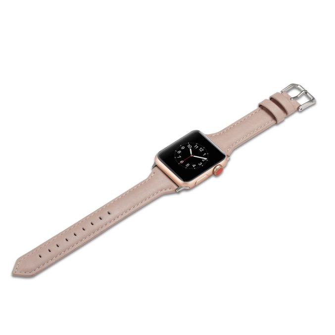 Smal klokkereim av lær for Apple Watch 41 / 40 / 38 mm - Bilde 11