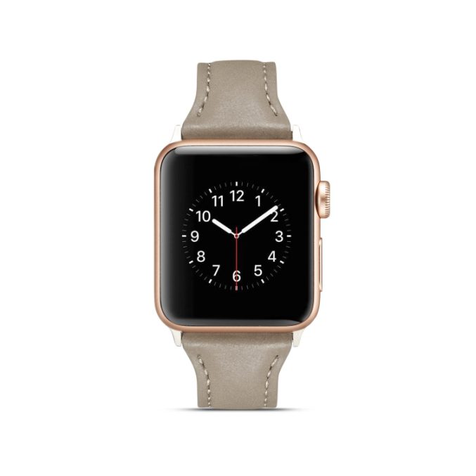 Smal klokkereim av lær for Apple Watch 41 / 40 / 38 mm - Bilde 20