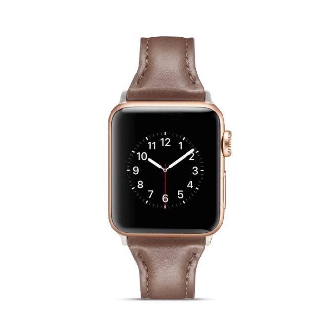 Smal klokkereim av lær for Apple Watch 41 / 40 / 38 mm - Bilde 15
