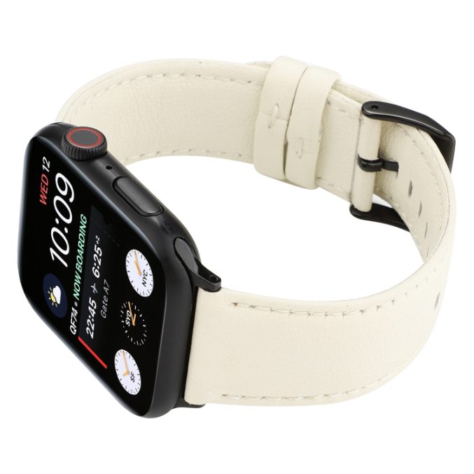 Klokkereim av lær med tekstur for Apple Watch 41 / 40 / 38 mm - Bilde 25